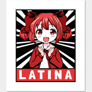 If It's for My Daughter, I'd Even Defeat a Demon Lord - Latina Poster Posters and Art